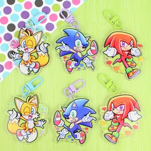 Sonic Tails Knuckles Amy Shadow Rouge Eggman Blaze Silver - Etsy