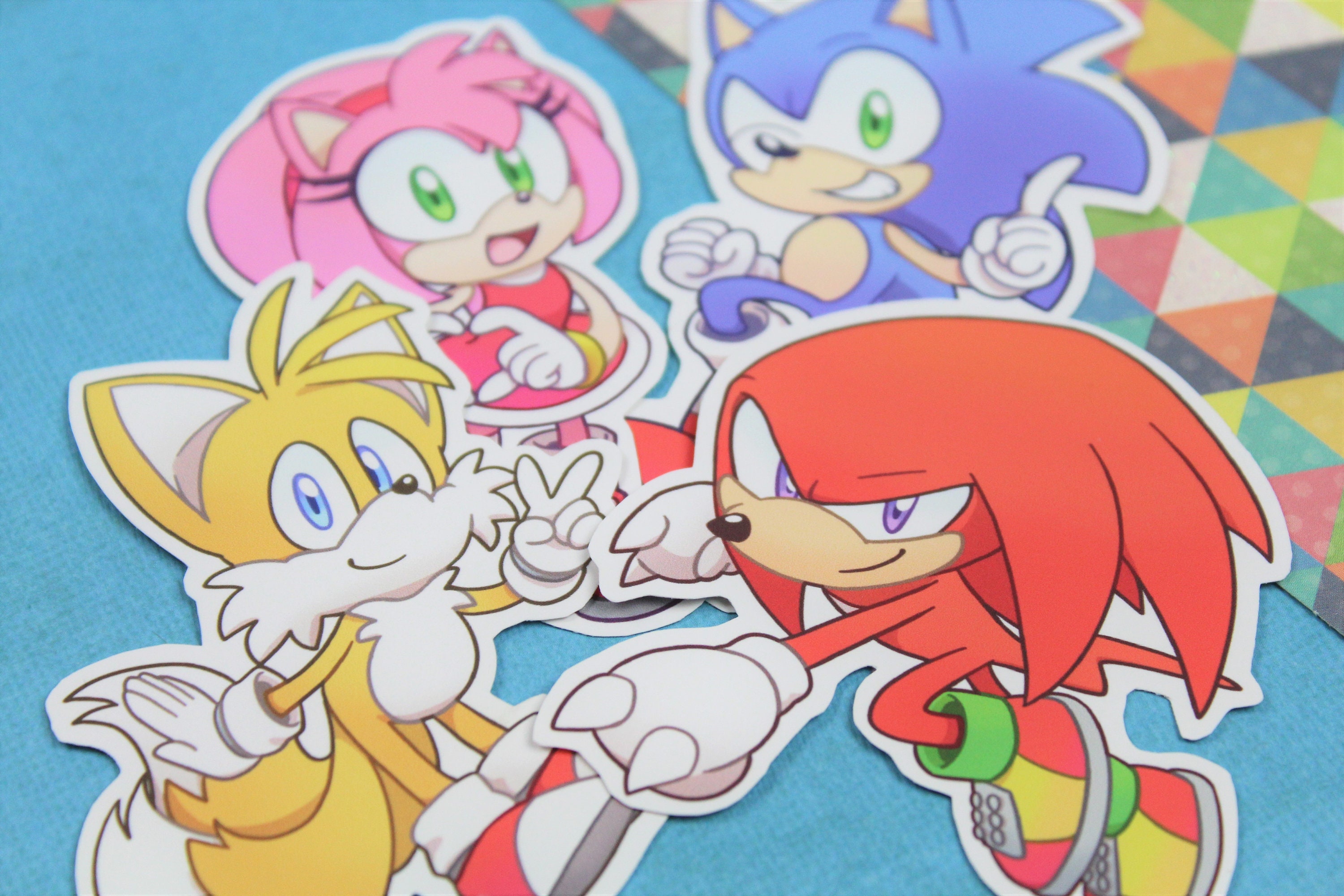 Sonic X Drawings - Sonic, Knux, Shadow,Tails & Amy by Bustedangel04 - Fanart  Central