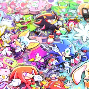 Chao Omochao Cheese Chocola Sonic Tails Knuckles Amy Shadow 