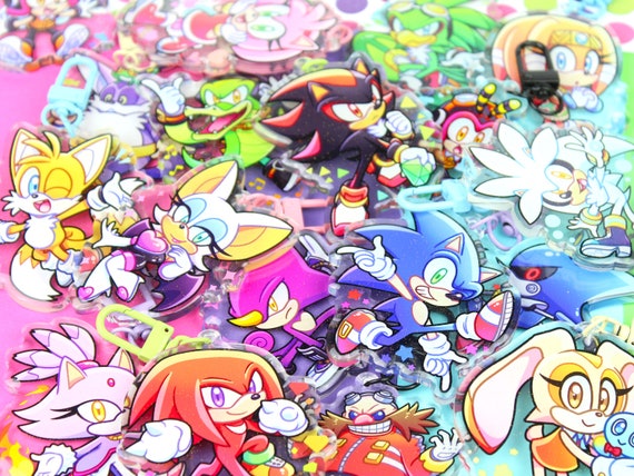 Sonic The Hedgehog Amy Rose Shadow The Hedgehog Tails Knuckles The