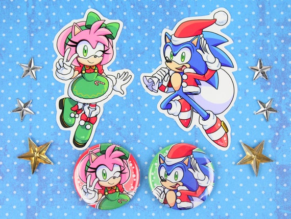 Chao Omochao Cheese Chocola Sonic Tails Knuckles Amy Shadow 