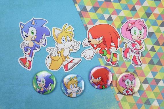 sonic the hedgehog, amy rose, tails, knuckles the echidna, cream