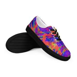 Women’s lace-up canvas shoes