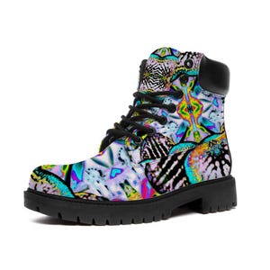 Custom Unisex Timber Boots Round Toe Boots Fashion Boots