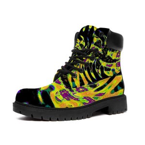 Custom Unisex Timber Boots Round Toe Boots Fashion Boots