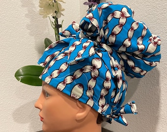 Satin gefütterte High Bun Scrub Cap, chirurgische Krankenschwester Cap für lange Haare