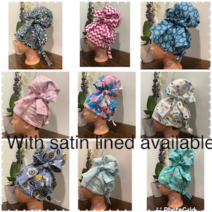 Hoge knot, met satijnen voering, scrubmutsen, operatiemuts, verpleegmutsen, hoge pet, koop 3 en krijg 1 willekeurige pet gratis,