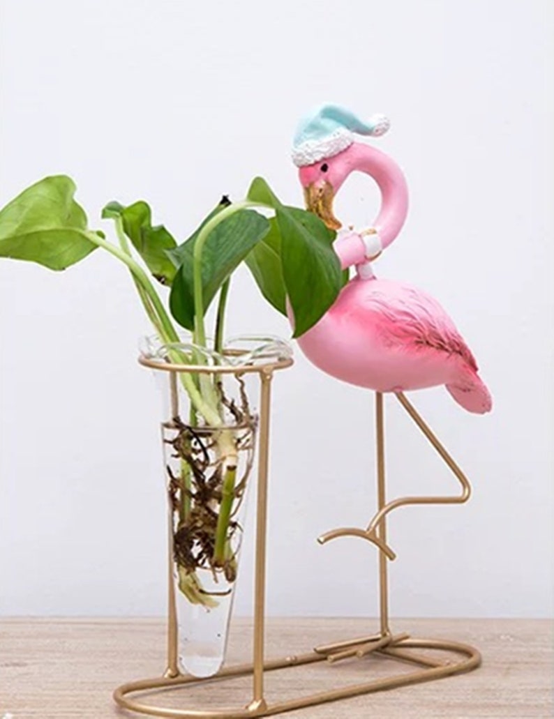 Flamingo Planter Flower Pot Vase | Etsy