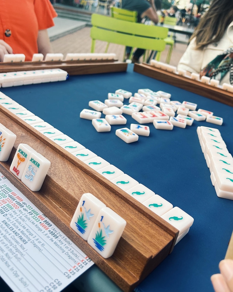 Wooden Mahjong Racks and Pushers image 7