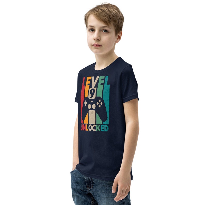 9th Birthday Shirt Nine Year Old Boy Gift Idea Etsy