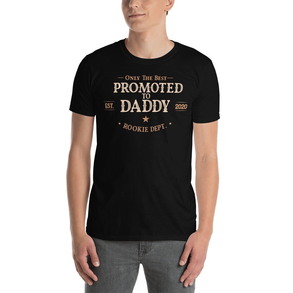 Promoted to Daddy 2020 Rookie Dept. Funny Gift Idea for Dad - Etsy