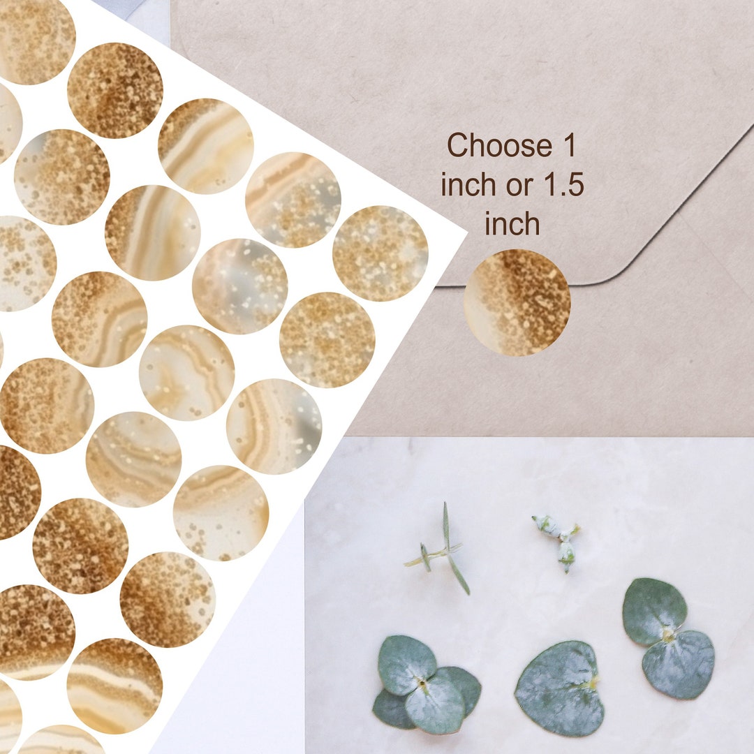 Sand Storm Round Stickers/envelope Stickers/scrapbook Stickers/envelope ...