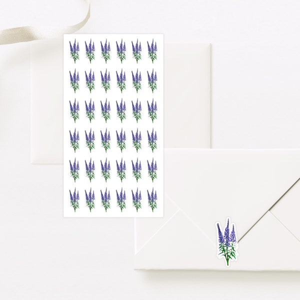 Lavender Envelope Stickers /Envelope Labels/Envelope Stickers/Scrapbooking/Gift Bags/Invitations/Mailing Labels/Item # 26