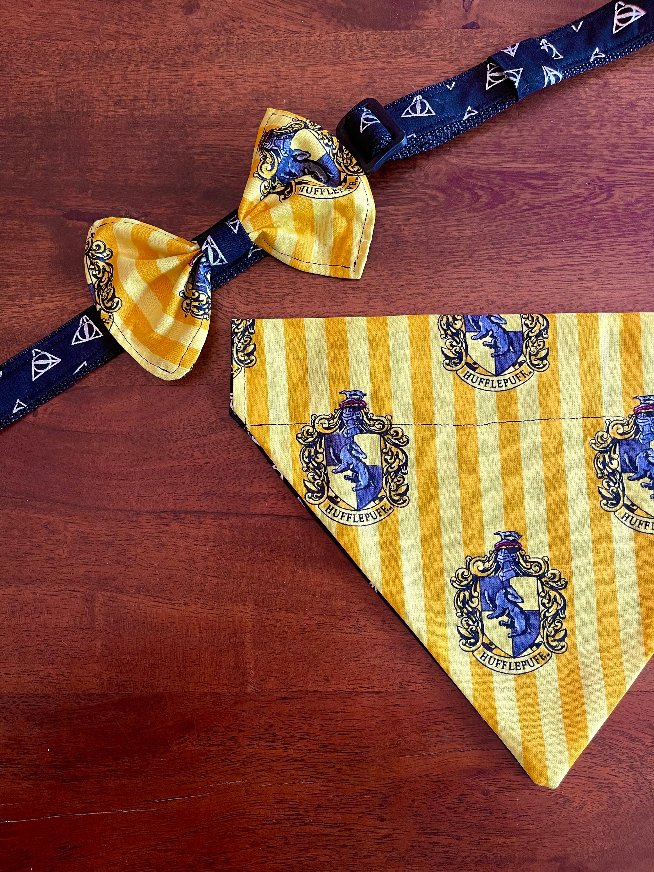 Harry Potter Dog Bandana
 Reversible Harry Potter Dog Bandana Over the Collar