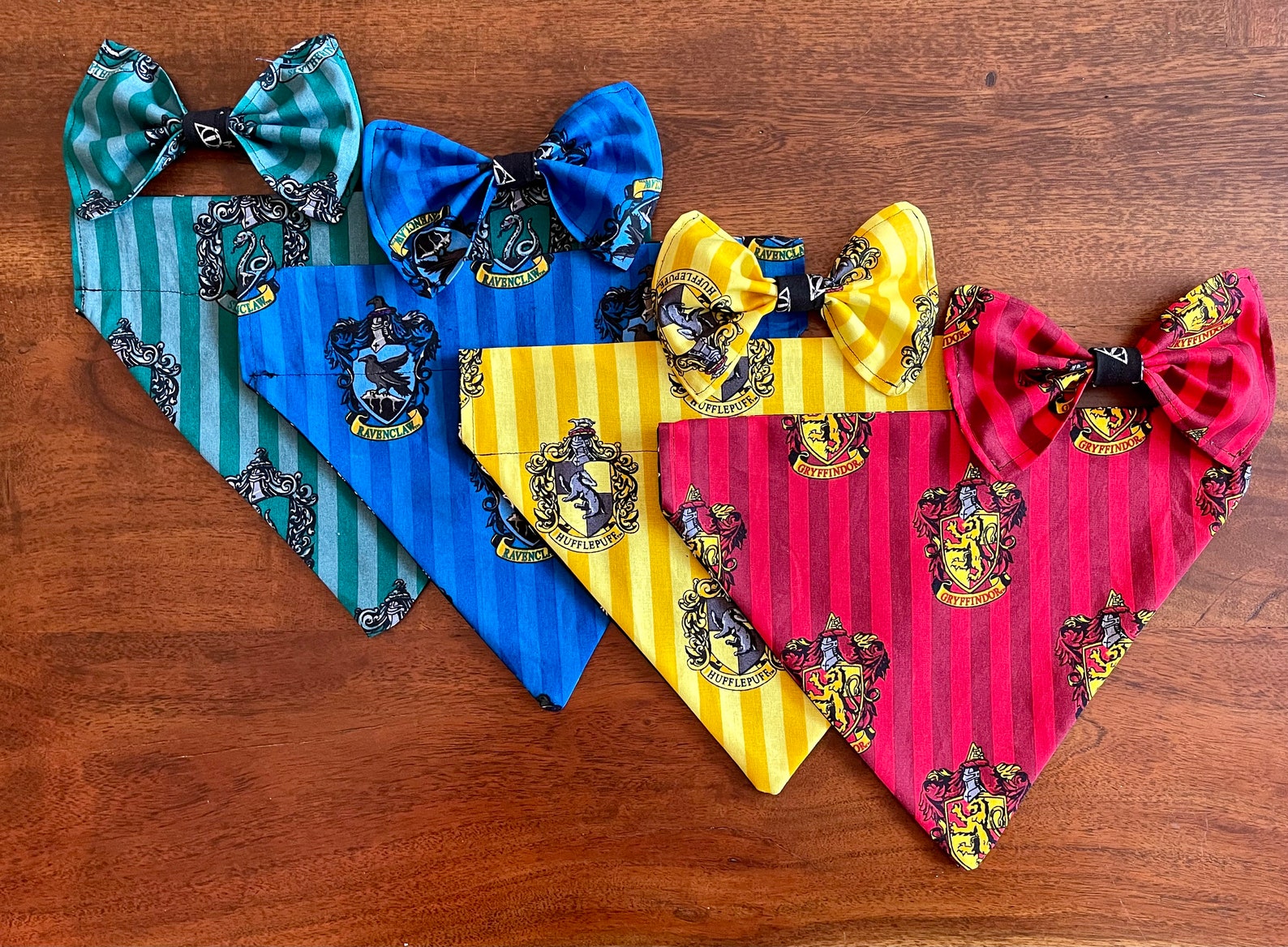 Reversible Harry Potter Dog Bandana Over the Collar Etsy