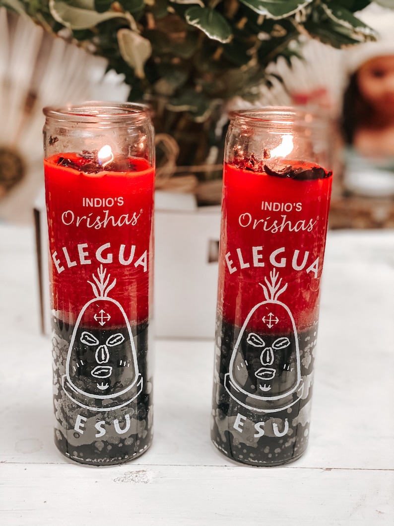 Ritual Candle for Elegua Etsy
