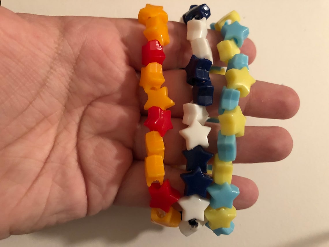 Customizable Star Kandi Cuffs Singles Etsy