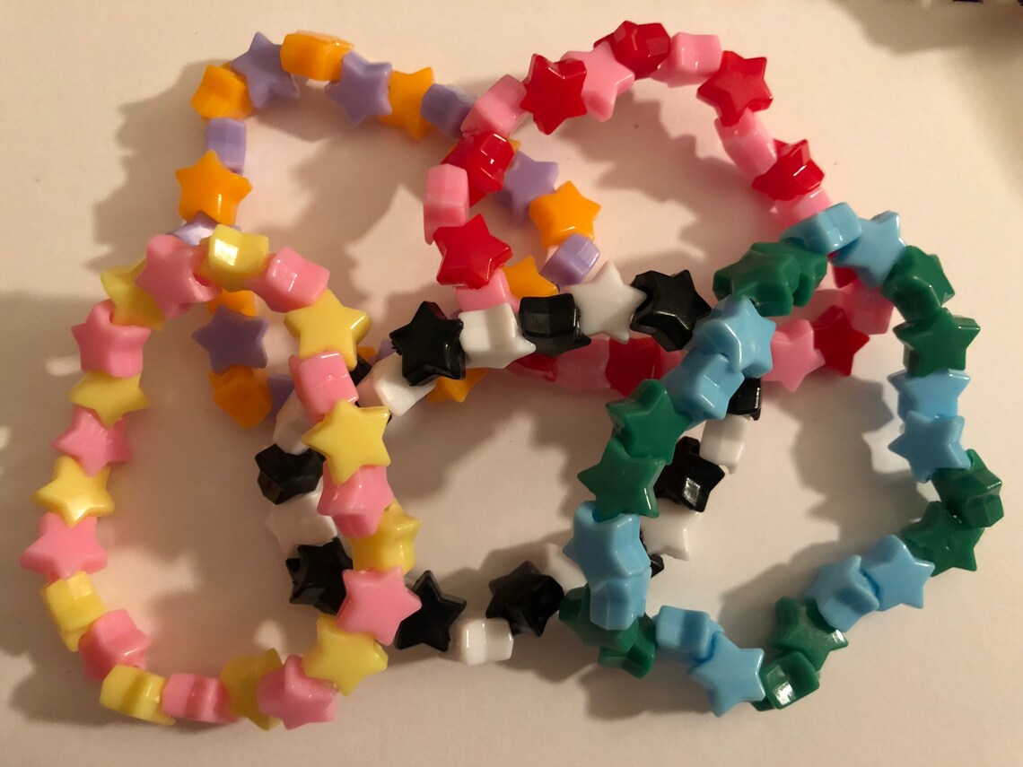 Customizable Star Kandi Cuffs Singles Etsy