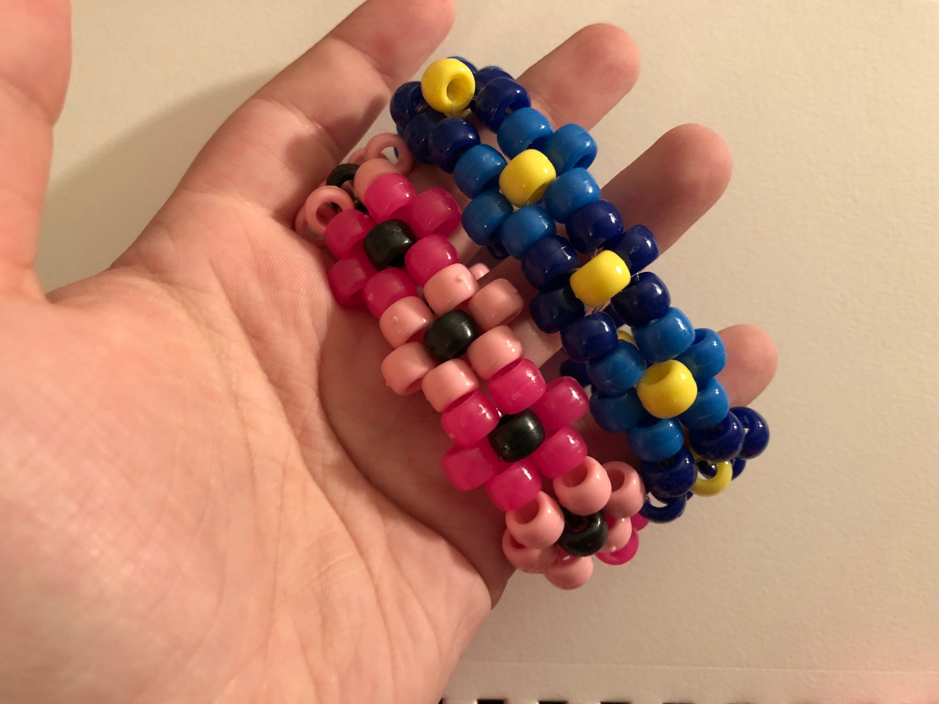 Customizable Flower Kandi Cuffs READ DESCRIPTION Etsy