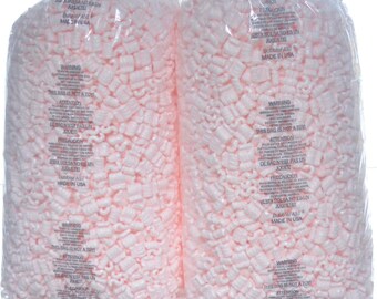 Rapide aux bulles ! Marque 7 pi Cu (45 gallons) Rose antistatique Emballage Cacahuètes Maïs éclaté