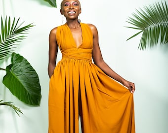 Harare wide-legged infinity jumpsuit