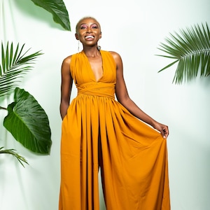Harare wide-legged infinity jumpsuit