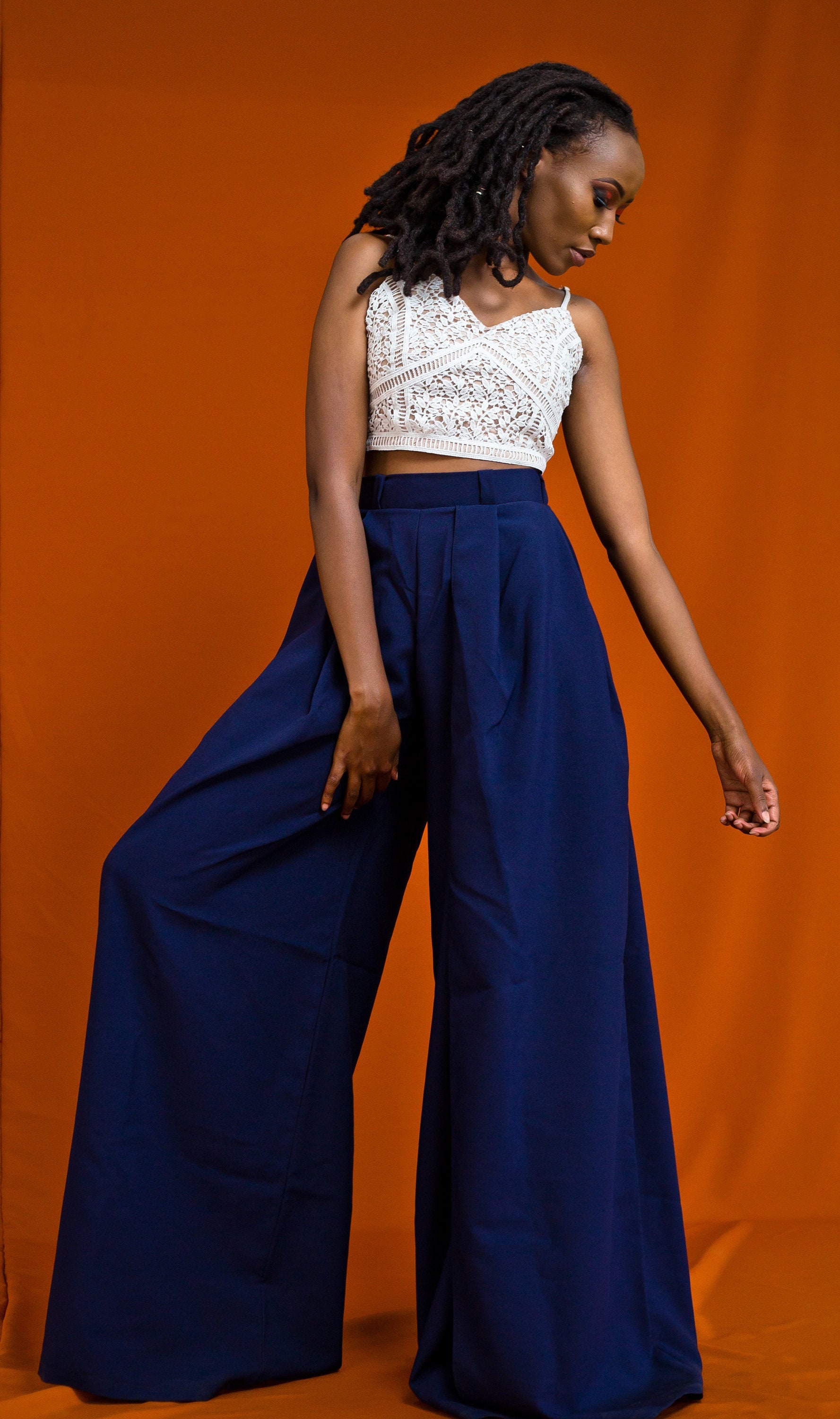 Baby blue palazzo pants 2025