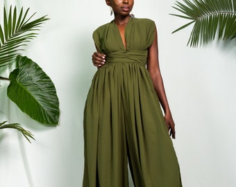 Abidjan wide-legged infinity jumpsuit