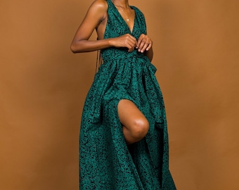 Nyateko Ankara Infinity Dress ; Floor Length; Maxi Dress