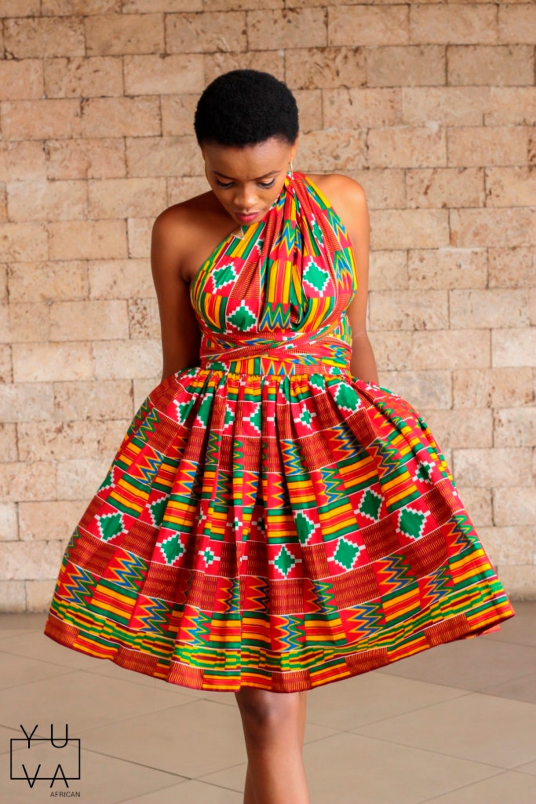 Enkerai Infinity Ankara Dress African Print Dress Ankara Summer Dress