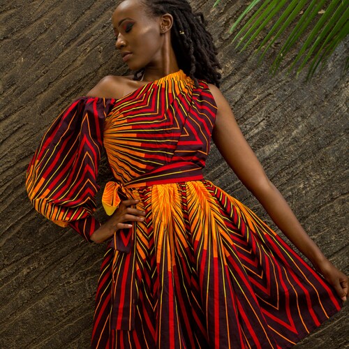 kitenge skater dresses