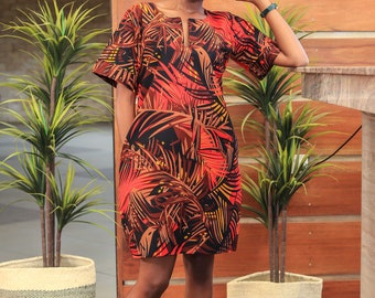 African print ALUNA Shirt dress; Ankara shirt dress; Shirt Dress; Spring Dress; Summer Dress; African dress; African fashion