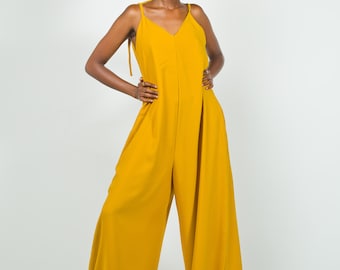 Mustard Butterfly Jumpsuit