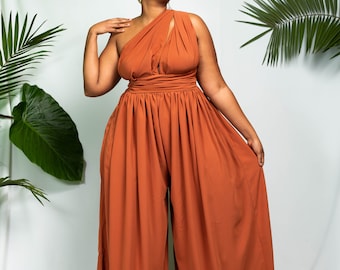 Yaounde wide-legged infinity jumpsuit