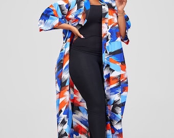 Hera African Print Kimono