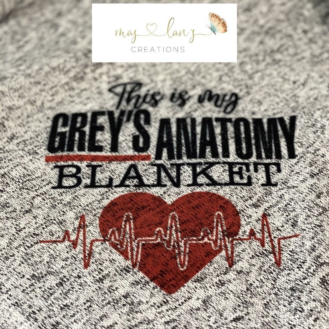 Greys Anatomy Blanket Etsy