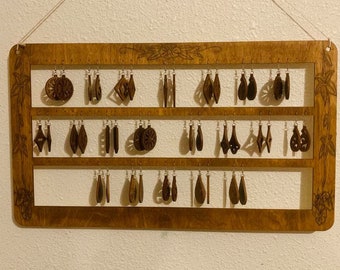 Earring Display - Earring Stand - Jewelry Display - SVG, AI Digital File - Digital Download