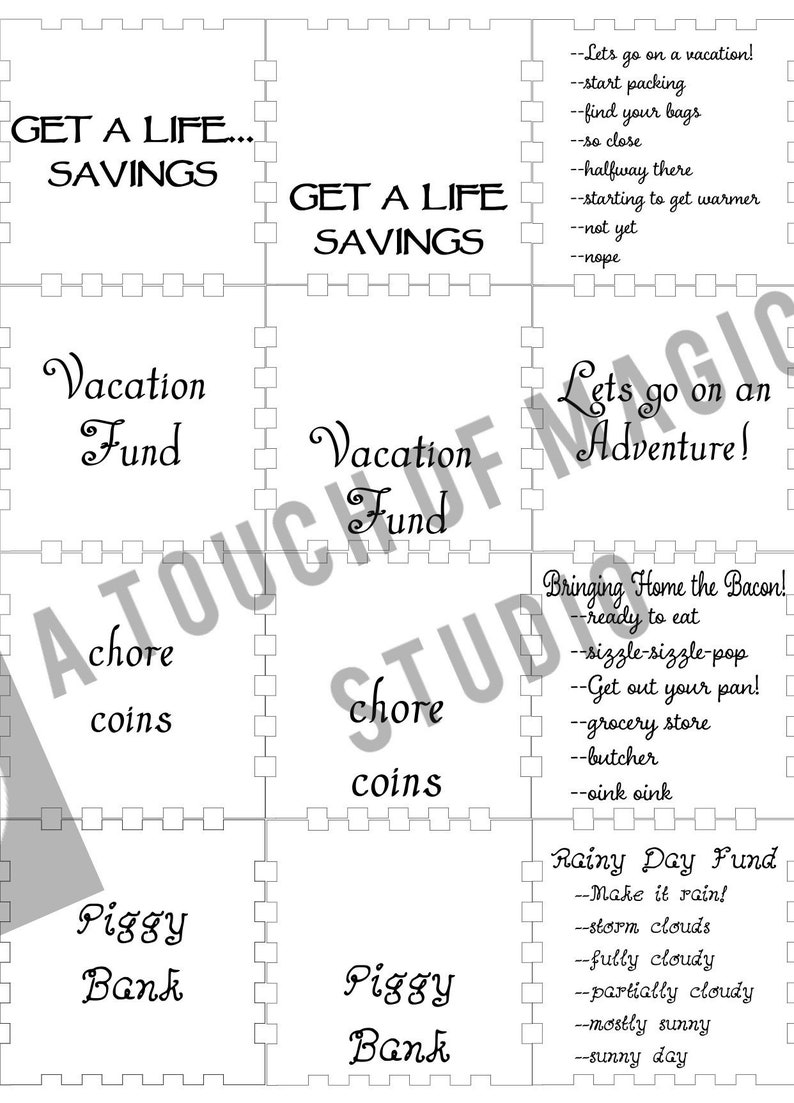 Money Box SVG AI Files Etsy