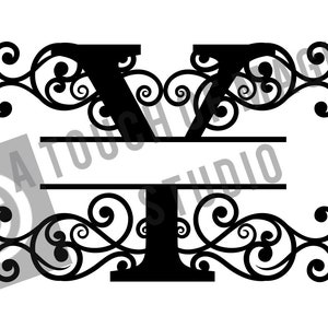 Digital Monogram ~ Letter Y Only ~  SVG file