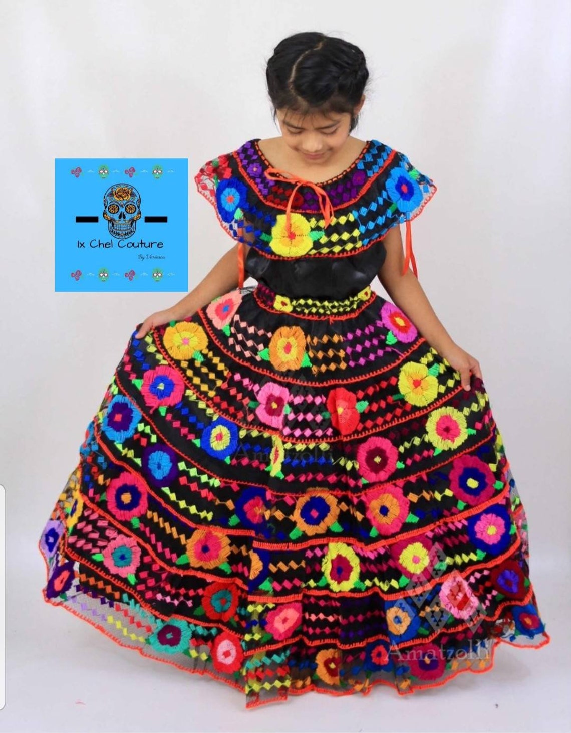 mexican chiapaneca dress