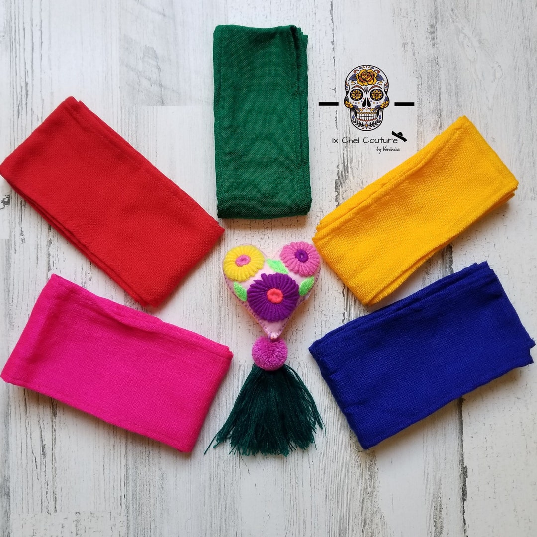 Mexican Belt for Girls, Mexican Cambaya Belt, Mexican Belt for Toddlers