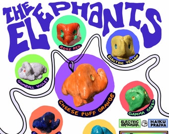 ZOO WHO wave 1: The Elephant (Deforms - Polymer Clay Charm Figurine)