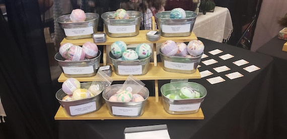 Foaming Bath Bombs with Goat Milk