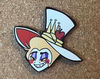 Lucifer Morningstar Hazbin Hotel Enamel Pin 1.5 Inches