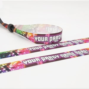 20 Cloth wristbands - Party wristbands - Fabric - Festival party wristbands - Customization bands