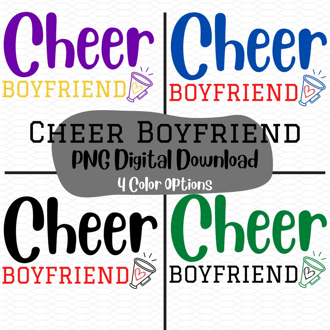 Cheer Boyfriend PNG Digital Download Etsy