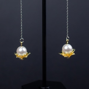 Floating Flower Earrings