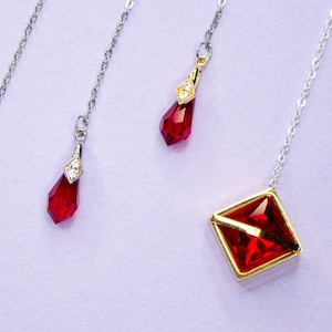 Scarlet Threader Earrings