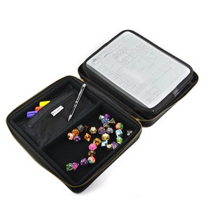 DND Players Travel Case perfect for Dungeons & Dragons, fans of Critical Role and other D20 RPGs