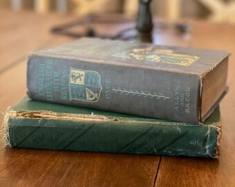 2 Vintage Books – The Robe (1944) + English Lit with Readings (1951, Wildly Annotated!) | Altered Art | Curious Collectible Lot